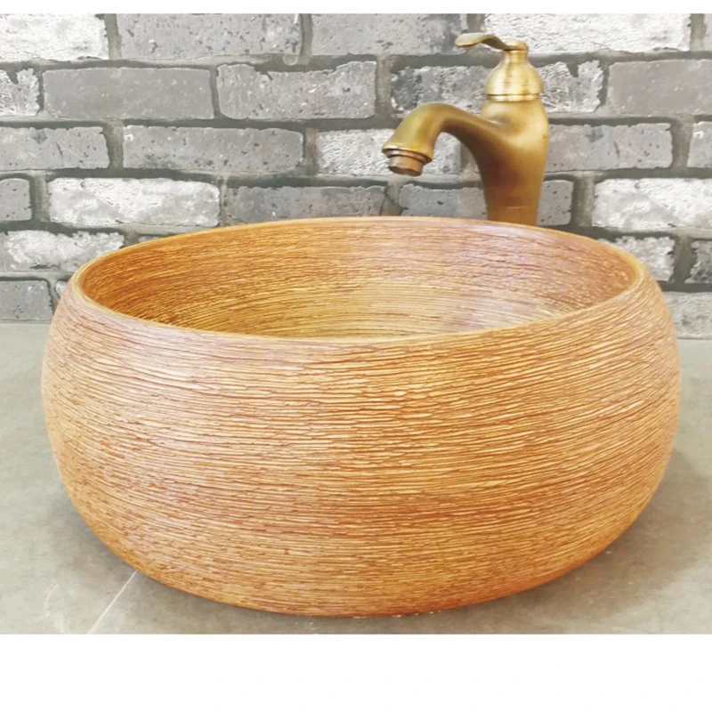 

Bowl Shaped Bathroom Vessel Washing Sink Modern Vanity Basin