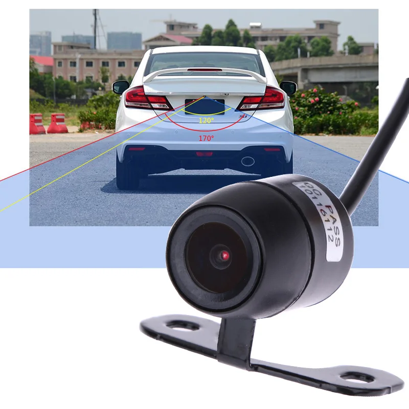 Kopen Backup Autovoorzijde Achteruitrijcamera 110 Graden Brede CMOS Auto Parking Reverse Systeem Hoge Kwaliteit Back Up Nachtzicht Camera