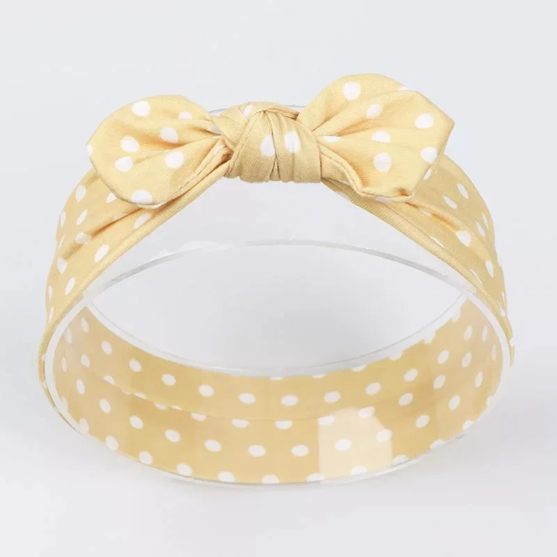 MIXIU 1pcs Cute Bow Elastic Hair Bands Rabbit Ear hairbands print Floral Striped  Plaid Dot Turban Baby Kids Hair Accessories baby stroller accessories Baby Accessories