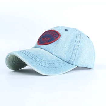 

Difanni New Fashion Cowboy Baseball Cap US army Fall Sanpback Hats For Men And Women Fitted Denim Jeans Hat Unisex Hip Hop