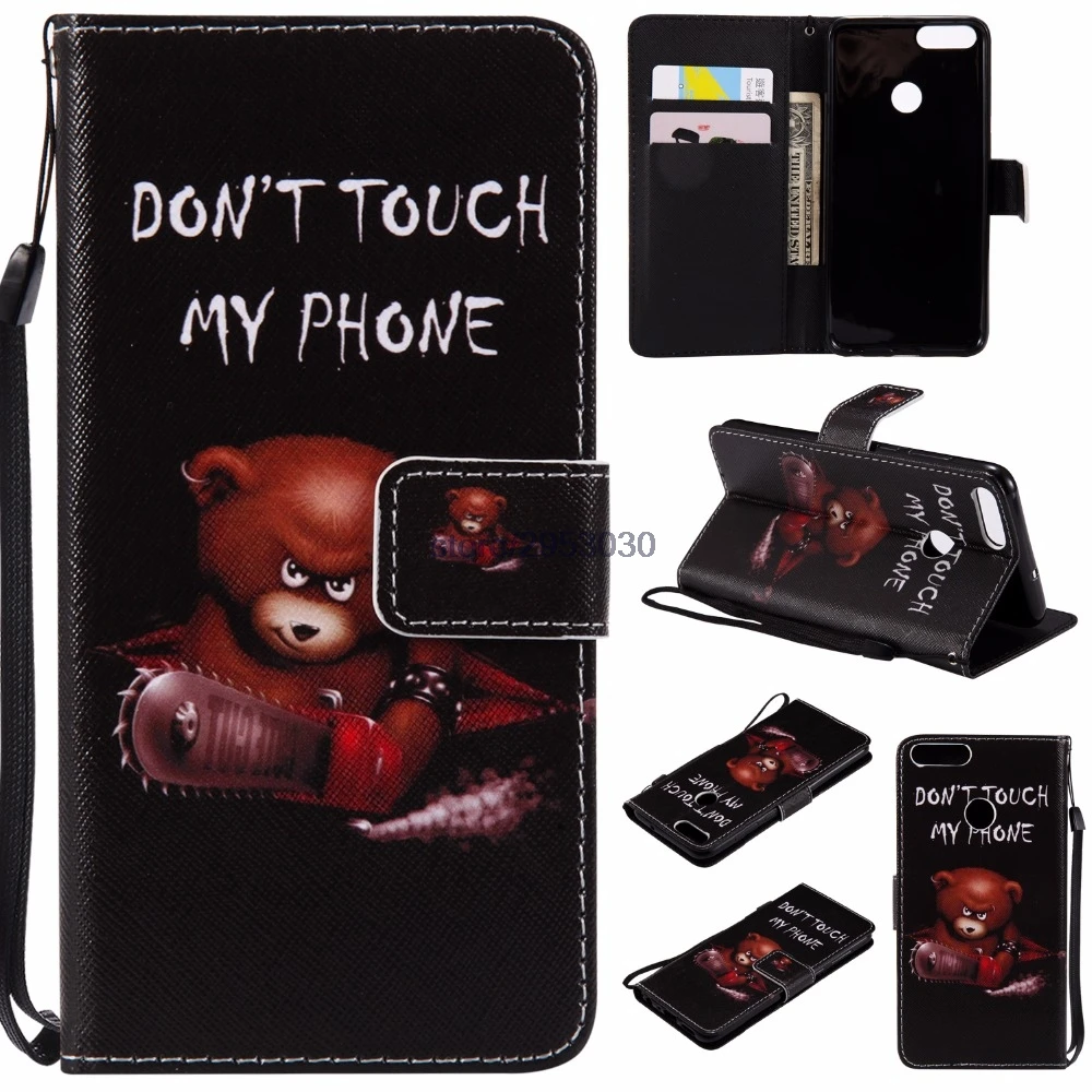 

Wallet Case For Huawei P Smart FIG-LX1 FIG-LA1 P Smart P FIG-LX1 Flip Phone PU Leather Cover Box For Huawei Honor 9 Lite Cover