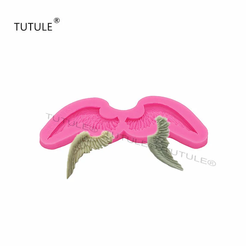 

Gadgets Angel Wings Silicone Mold Cake Decoration Tools Chocolate Mold Kitchen Baking Angel Wing Flexible Silicone Mold