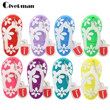 USB флеш-накопитель с героями мультфильмов, обувь с цветами, USB 2,0, флеш-карта памяти, флешка, 4 ГБ, 8 ГБ, 16 ГБ, 32 ГБ, 64 ГБ, тапочки, флешка