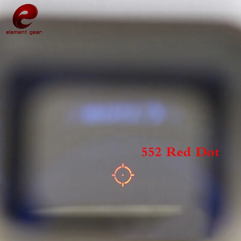 Голографический прицел Element 551 552 553 в красную и зеленую точку с рельсовыми