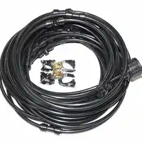 A059 18M (60feet) Air Cool Misting System for Garden Yard Cooling Water Sprayer Patio Misting