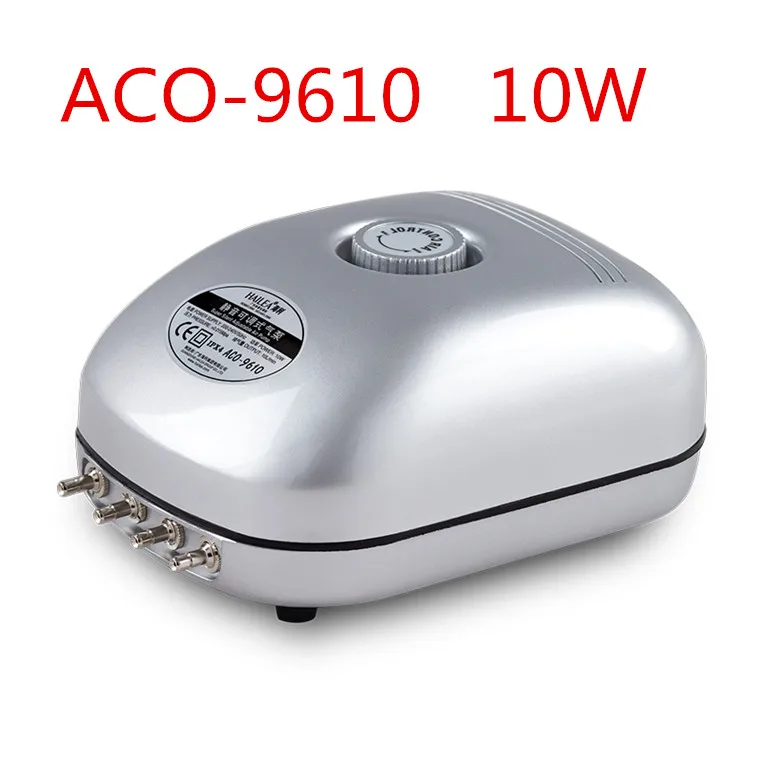 ACO-9610 ACO9610 аквариумный кислородный насос Ультра тихий кислородный аэратор с насосом аэратор для рыб. Бесшумный Регулируемый кислородный насос для аквариума - Цвет: hailea aco9610