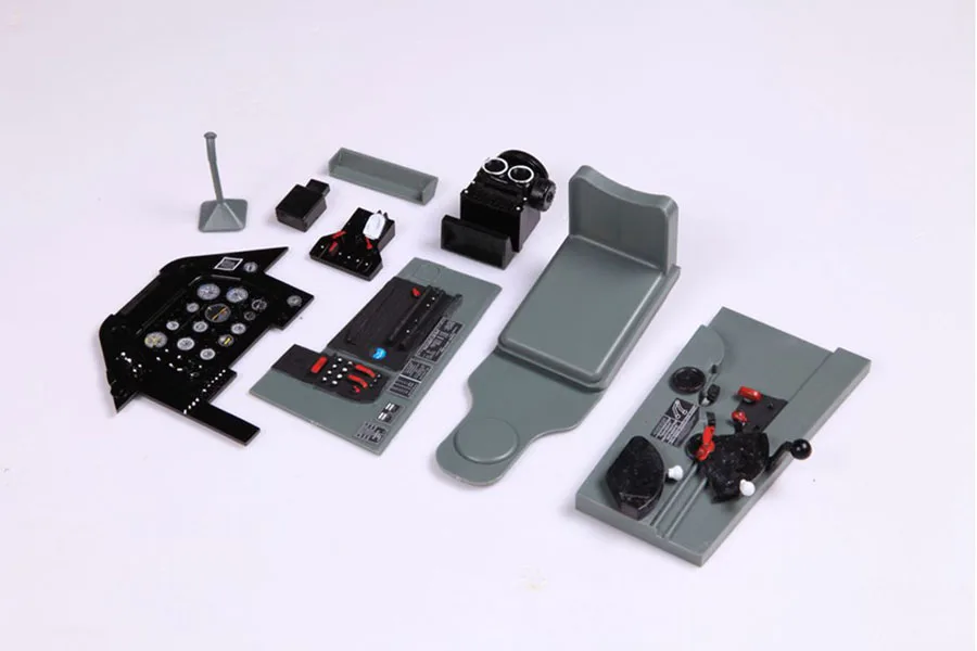

FMS 1700mm / 1.7m P51 P-51 Mustang Plastic Scale Cockpit SG310 RC Airplane Model Plane Spare Parts
