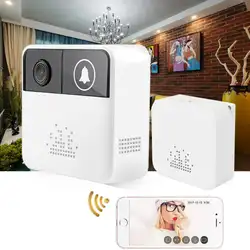 Беспроводное видеопереговорное устройство WI-FI видео-телефон двери дверной звонок Беспроводная камера Wi-Fi для дверного звонка для квартир