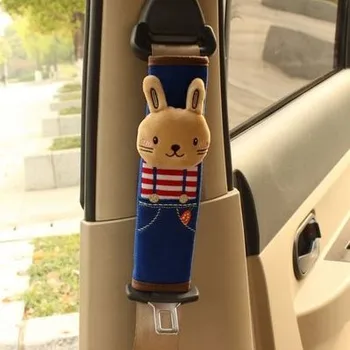 

1 Piece Car Accessories Belt Cover Insurance Shoulder Pad Cover Lengthen Cute Cartoon 3D Animal Car Interior Decoration Ornament