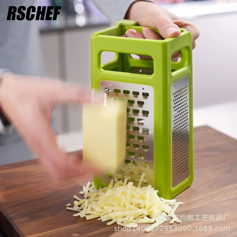 

Multifunctional Four Grater Shredder Can Be Folded And Cut Vegetable & Fruit Cheese
