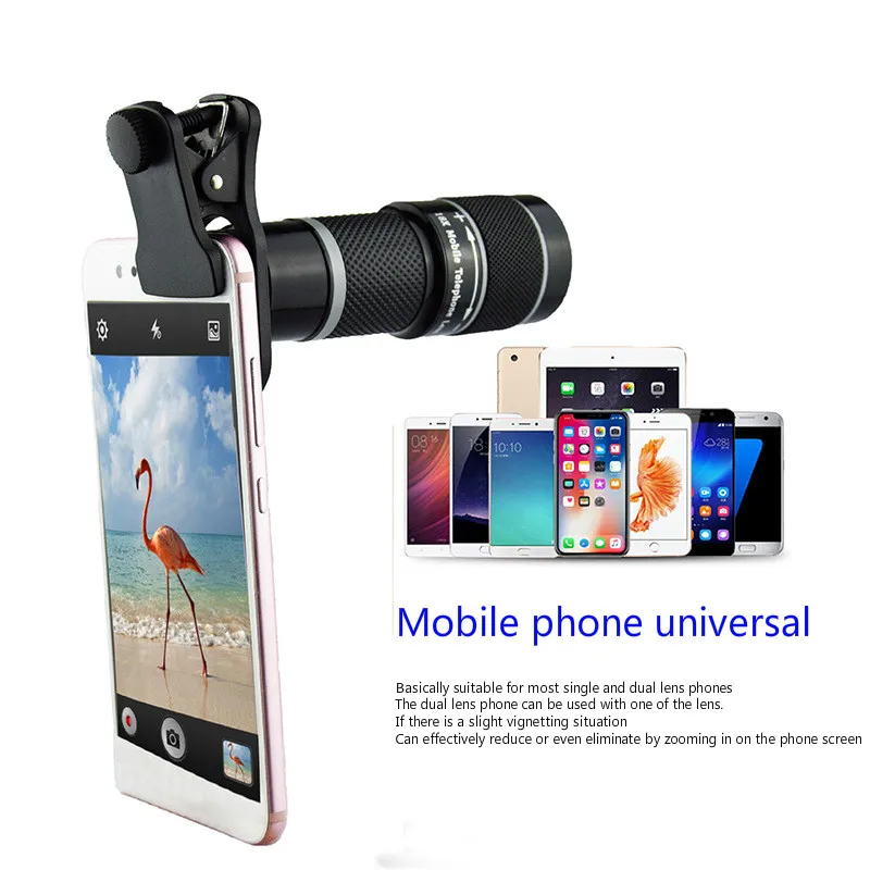 18X HD Camera Telescope Telephoto Mobile Phone Lens 8 in 1