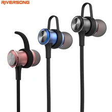 Bluetooth Headphones Magnet Design Sport Earphone Sweatproof with Mic RIVERSONG Raindrop Stereo Headset for iphone and Android