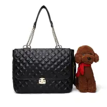 Модная роскошная сумка из искусственной кожи для маленьких котов, переноска для собаки, сумка для путешествий на открытом воздухе, сумка-тоут Carri, переносная Сумочка для собак