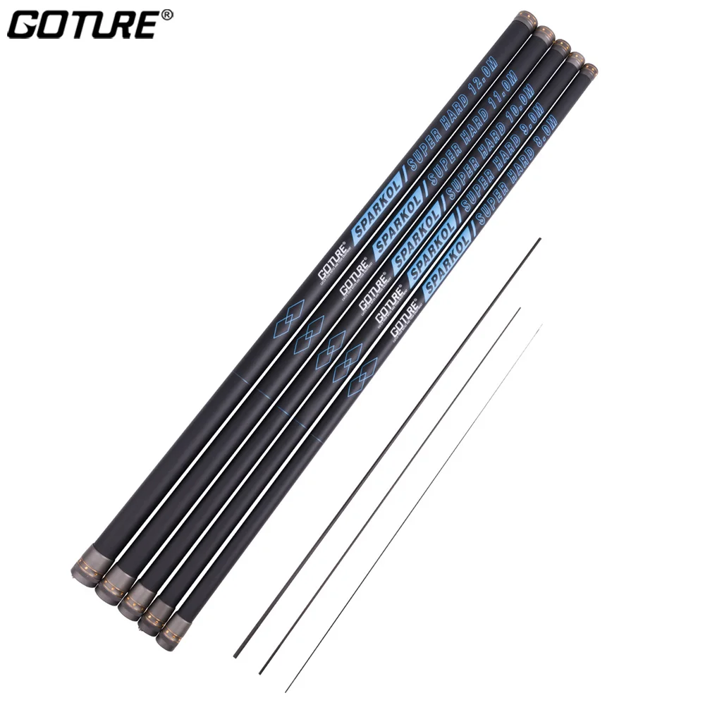 

Goture Telescopic Fishing Rod 8M 9M 10M 11M 12M Carbon Stream Fishing Rod Freshwater Saltwater Hand Carp Fishing Pole Tackle