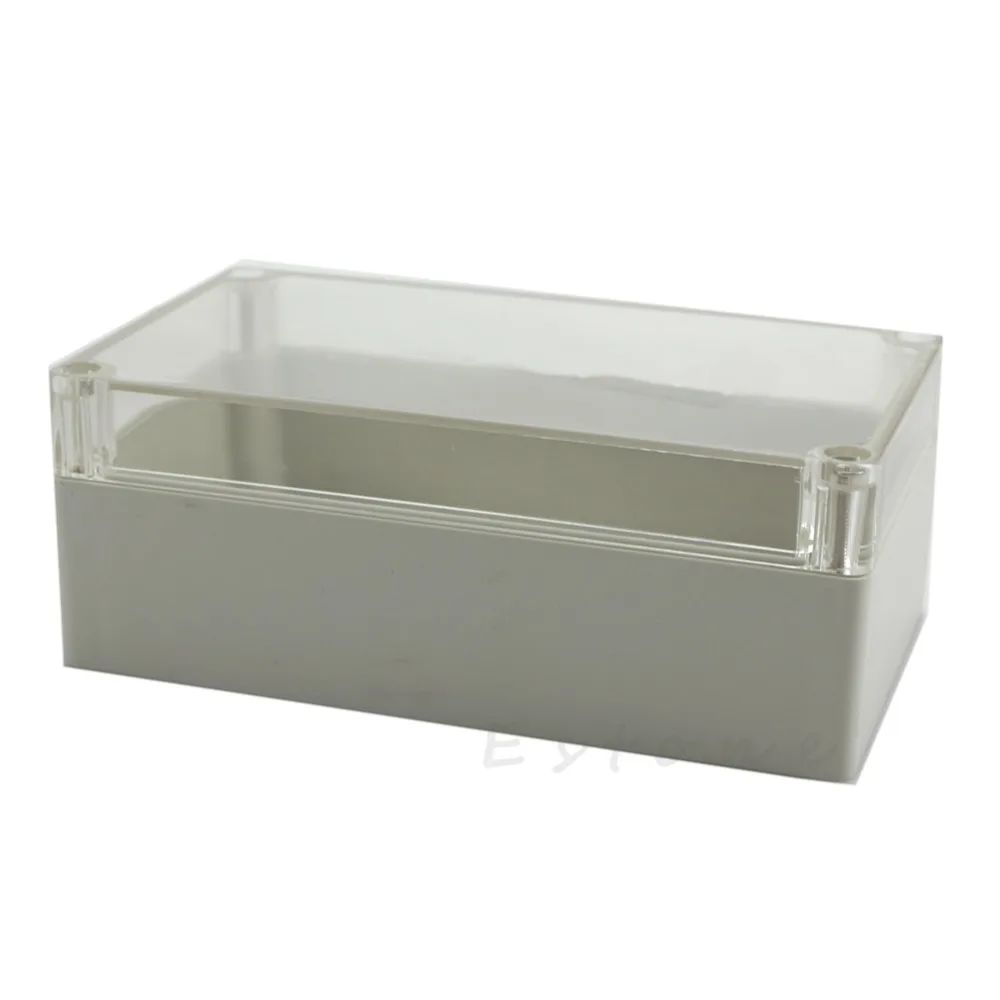 Clear font b Electronic b font Waterproof Project Box Enclosure Plastic Cover Case 158x90x60mm