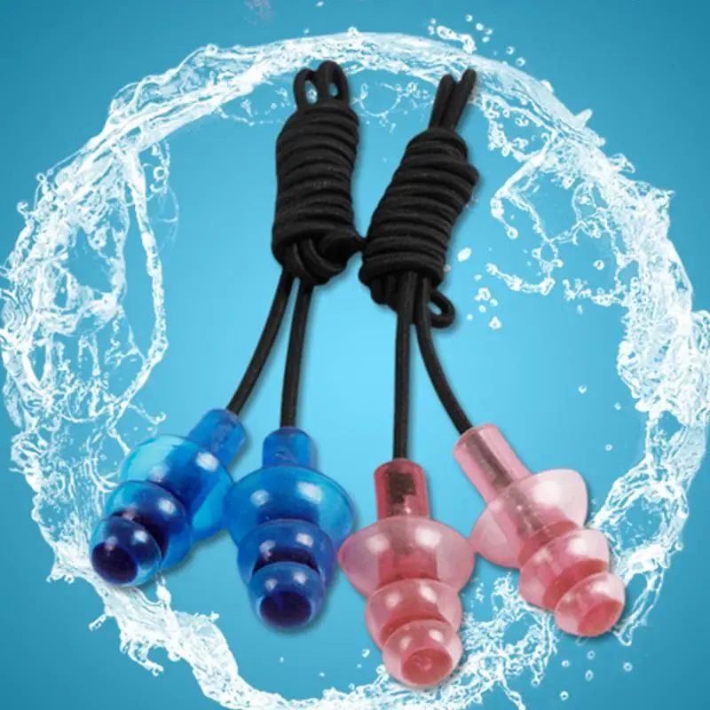 Buy Universal Soft Silicone Swimming Ear Plugs
