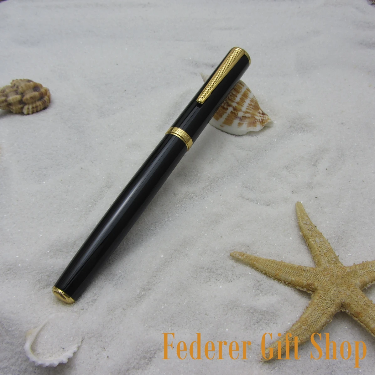 Liseur K225 перьевая ручка золотого цвета Уникальный перо металлический корпус подарок чернильная ручка 3 цвета на выбор