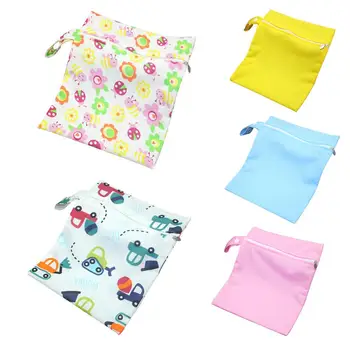 

Baby Infant Kid Waterproof Storage Cover Pad Cartoon Single Zipper Nappy Bag