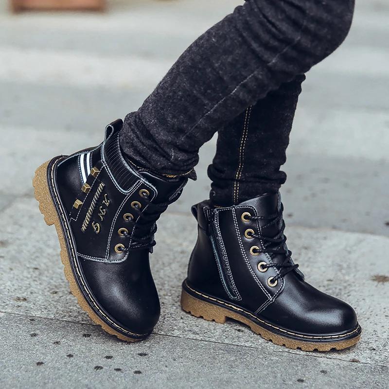 3 Colors brand new boys winter warm boots martin warm boots children