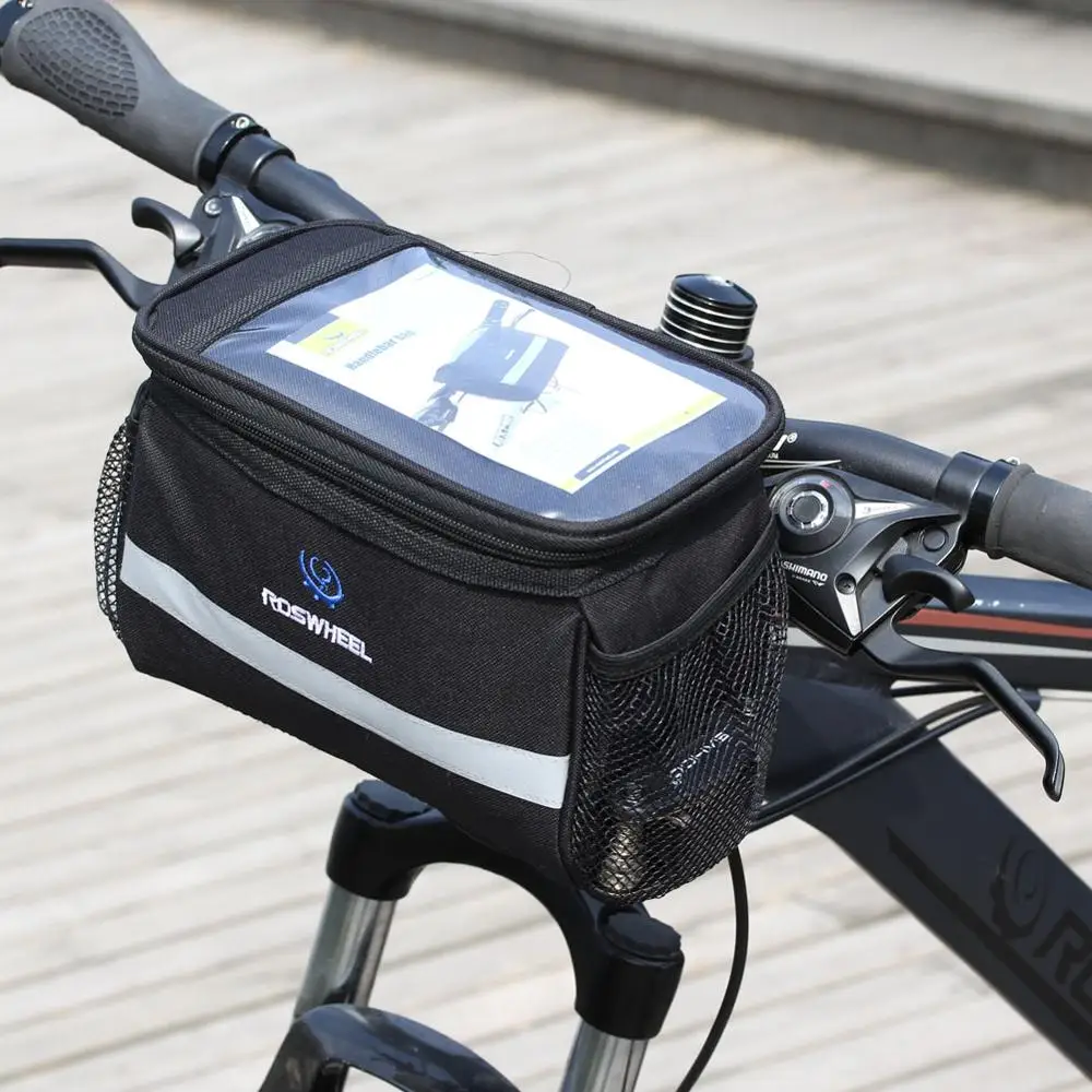 Cheap Black Bicycle Cycling Bag Front Removable Heat Protection Foldable Bike Handlebar Bags For Phone Bottle Bicycle Accessories 0 Cheap Black Bicycle Cycling Bag Front Removable Heat Protection Foldable Bike Handlebar Bags For Phone Bottle Bicycle Accessories 0