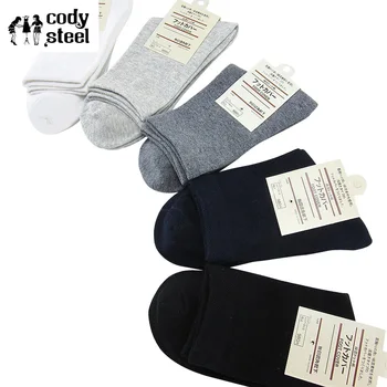 

In Tube Socks Business Men Fashion Solid Color Men's Socks All-Match Breathable Men Socks Cotton Brand 10pieces=5pairs/lo