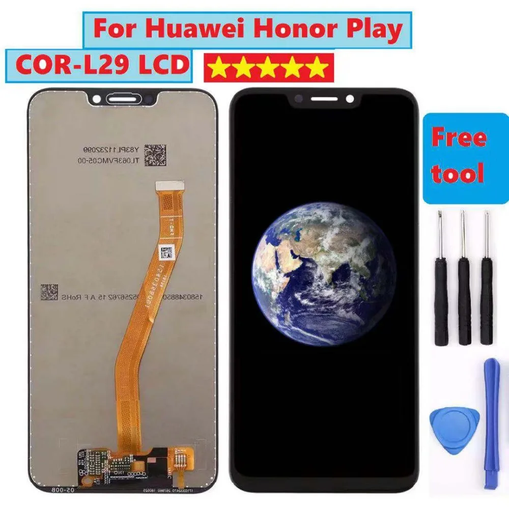 For Huawei Honor Play COR L29 LCD Display Digitizer Touch Screen