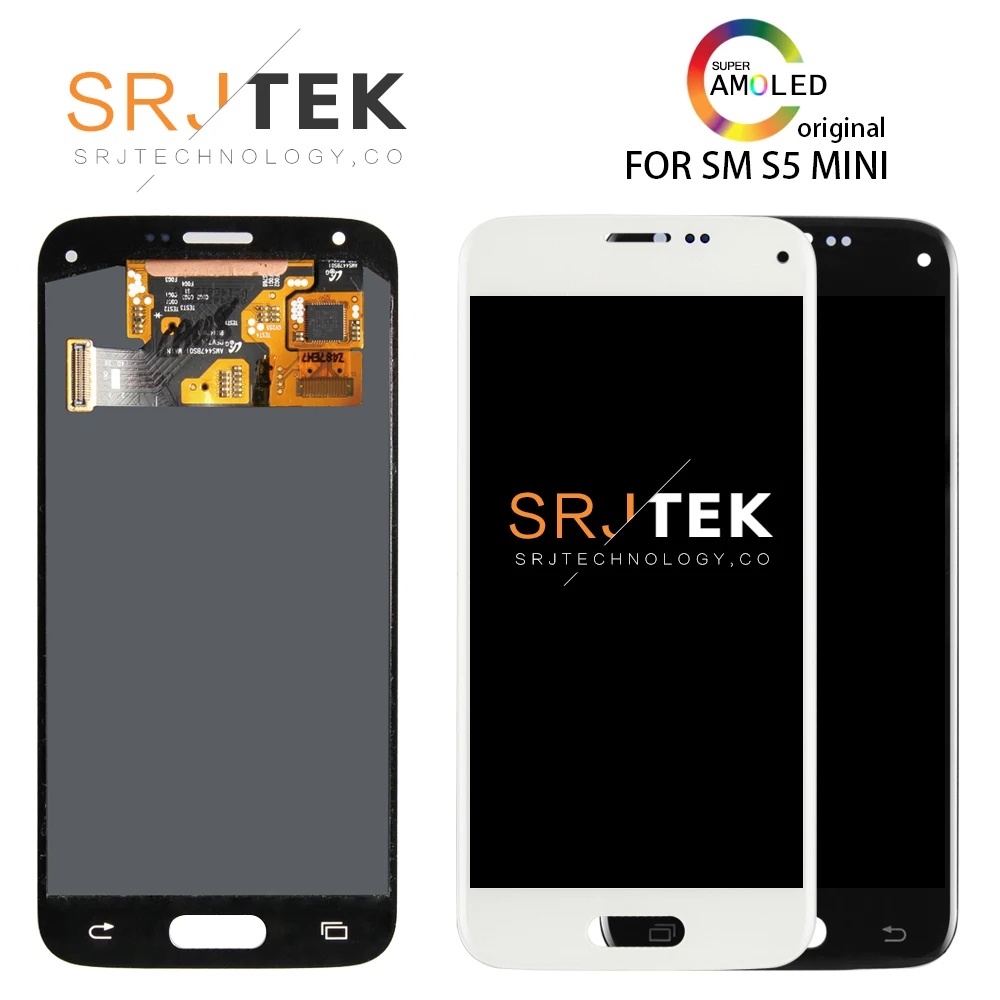 

AMOLED/TFT LCD for SAMSUNG Galaxy S5 MINI G800 G800F LCD Touch Screen Digitizer Replacement+Home Buttom S5 MINI Display