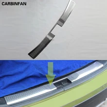 Автомобиль внутренняя внутри заднего бампера отделкой Стикеры Накладка порога пластина багажника для езды на велосипеде для Suzuki S-cross scross SX4