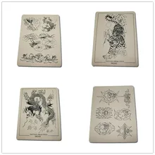 Besta Модные Туфли-лодочкой, смесь 4 Вид из кожа для обучения татуировкам лист 15X20 см татуировки искусственная кожа для обучения тату для татуировки боди-арт татуировки Наборы