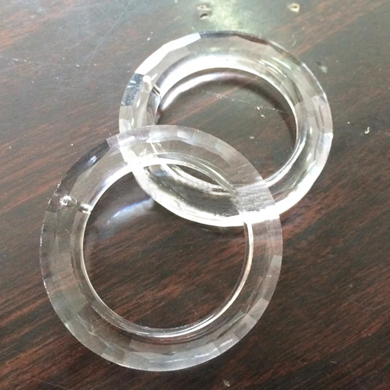 Четырехъядерный 1 шт. 50 мм Кристальный круг кольцо DIY люстра украшение кольцо для люстры части подвесные аксессуары