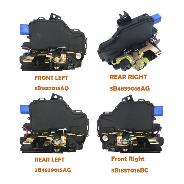 

New Front Rear Left Right Lock Actuator FOR VW T5 POLO SKODA FABIA ROOMSTER 3B1837015AQ 3B1837016BC 3B4839015AG 3B4839016AG