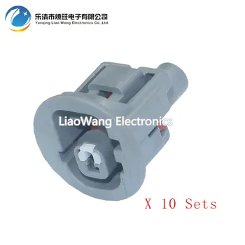 

10 sets 1 pin Waterproof Jacket Oil Pressure Switch Plug Car Connector With Terminal DJ7013YA-2.2-21 1P