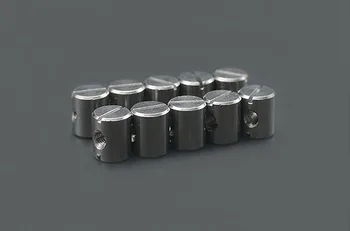 

10PCS M4 Stainless Steel Hammer Nut Cylindrical Cross Hole Frame Connector L 12mm Spare Parts for RC Underwater Robot