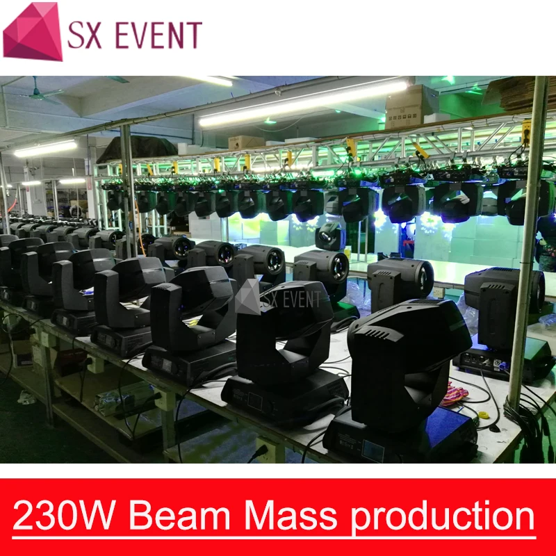 230 Вт перемещение головы Beam7R Moving Head Шарпи луч Лира 230 Вт перемещение головы луч света 230 луч 7R огни дискотеки для DJ Club