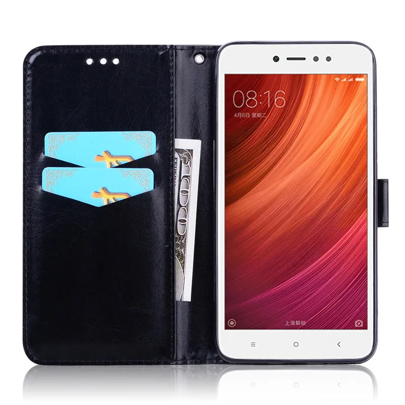 Чехол для Xiaomi Redmi Note 5A мягкий кожаный бумажник из ТПУ чехол книжка Prime бампер