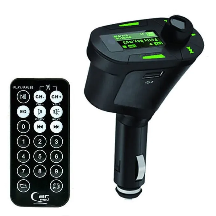 High-Quality-Arrival-Hot-Sale-Green-Kit-Car-MP3-Player-Wireless-FM-Transmitter-Modulator-USB-SD (2)