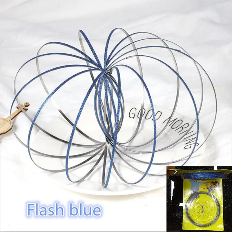 Magic-Ring-Toroflux-Torofluxus-Flowtoy-Amazing-Flow-Ring-Toys-Kinetic-Spring-Toy-Funny-Outdoor-Game-Intelligent