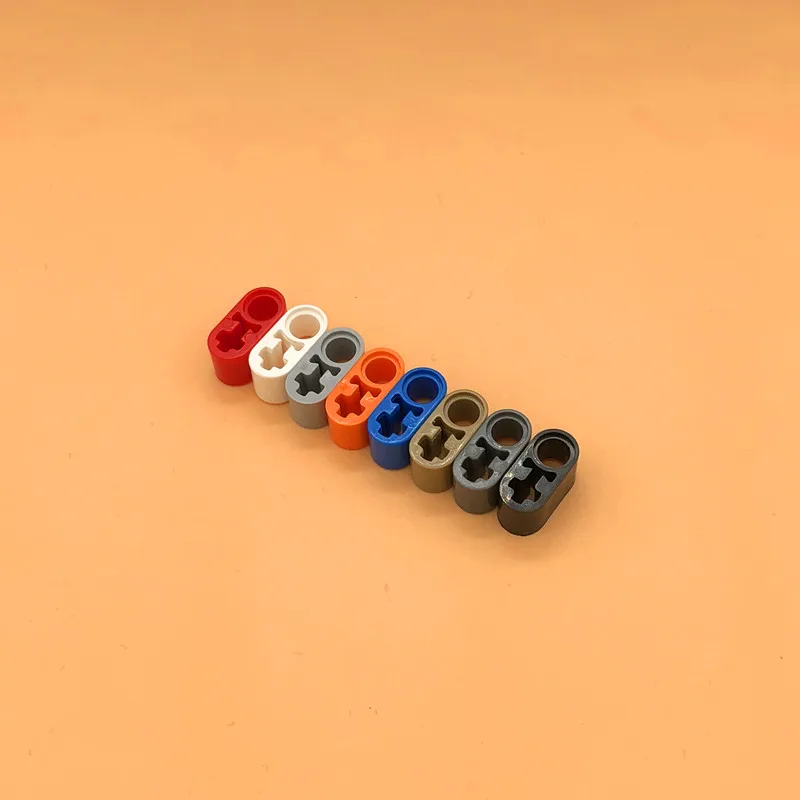

MOC Technic Beam 1*2 Thick with Pin Hole And Axle Hole Block Assemble Particles Brick parts set Compatible with 60483