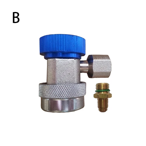 R134a автомобильный Кондиционер Инструменты для обслуживания высокого и низкого давления быстрый разъем регулируемый хладагент fillin - Цвет: B