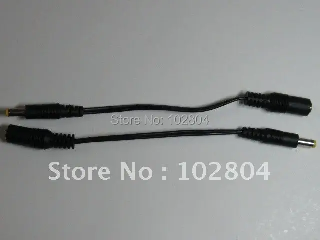 

15 Pcs Per Lot DC Power Jack 5.5x2.1mm Female to 4.8x1.7mm Male Plug Cable 18cm 0.18m hot sale
