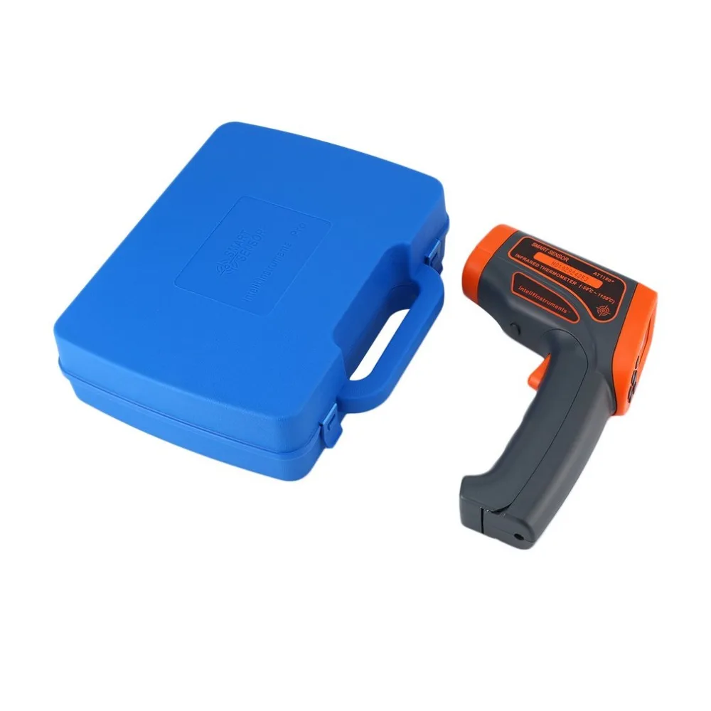 

SMART SENSOR AT1150+ Laser LCD Digital Infrared Thermometer Temperature Meter Gun Point -50~1150C Non-Contact Thermometer