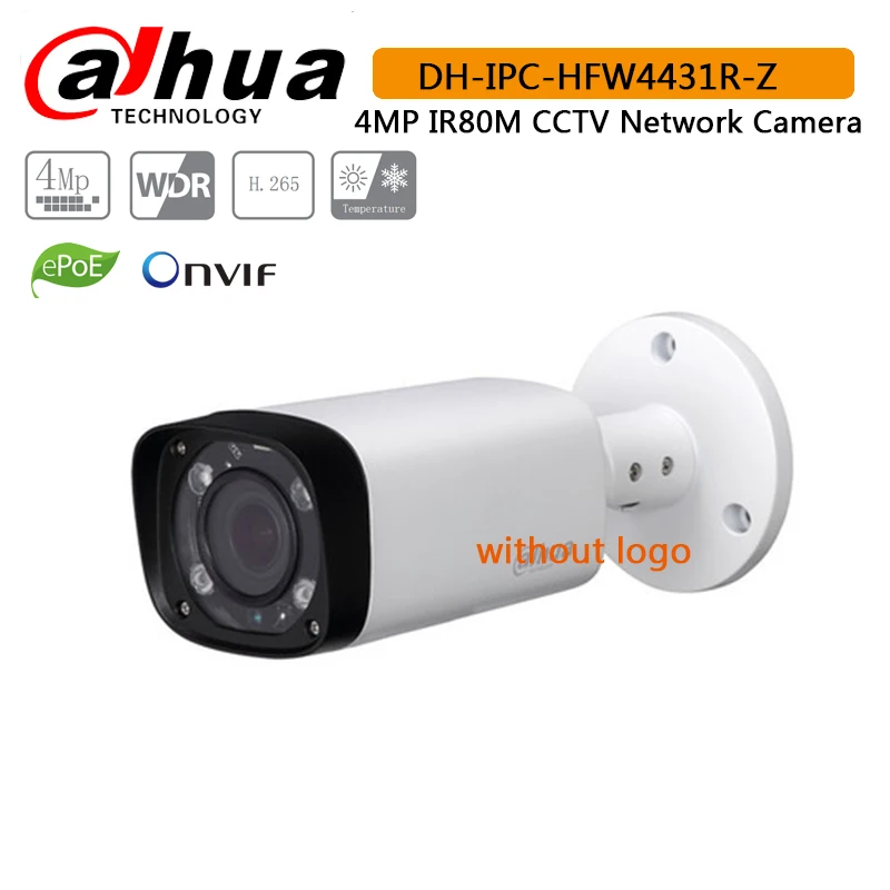 Dahua 4 МП Ночная камера IPC-HFW4431R-Z 80 м IR с 2 7 ~ 12 мм VF объектив моторизованный зум