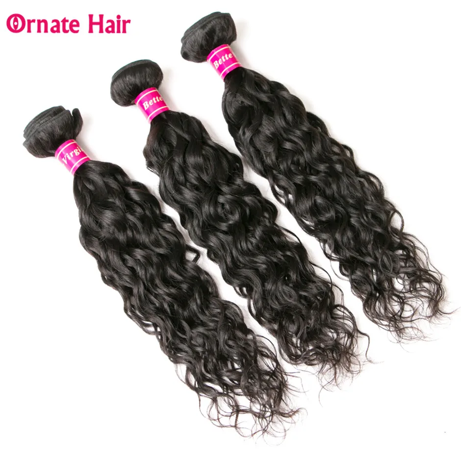 Ornate Natural Wave Bundles Virgin Brazilian Weave Bundles 100% Human Hair Non Remy Hair 3 Bundles Hair Weave Extensions Ornate Natural Wave Bundles Virgin Brazilian Weave Bundles 100% Human Hair Non Remy Hair 3 Bundles Hair Weave Extensions