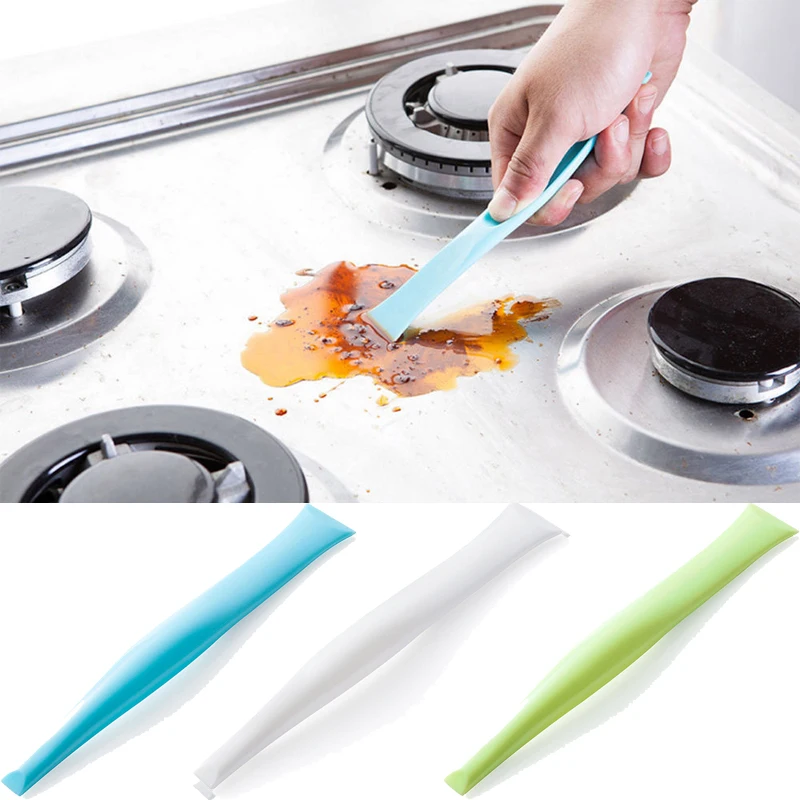 

Hot 1Pc Kitchen Stove Cleaning Scraper Decontamination Double Head Shovel Scraping Multipurpose Gap Stain Scraper Opener