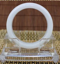 

AAA White Jade Quartzite Jade Bracelet Bangles Elegant 58- 63MM wind Quartz stone Girl Woman MEN Quartz jewelry 2 pcs Lustrous