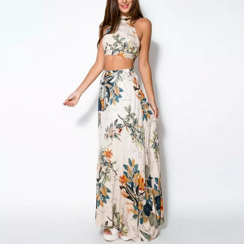 Maxi Skirt Party Floral Beach Dresses ...