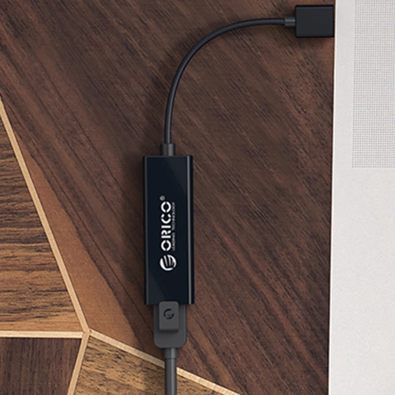 Orico 2 в 1 Usb 3,0 гигабитный Ethernet адаптер Usb к Rj45 10 м/100/1000 м Соединительная плата локальной компьютерной сети для Windows 10 Mac Os ноутбука