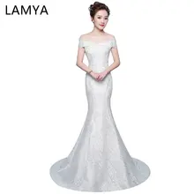 Дешевые Свадебные платья Русалка длинное кружевное винтажное свадебное платье принцессы размера плюс Vestidos De Noiva свадебное платье с открытой спиной