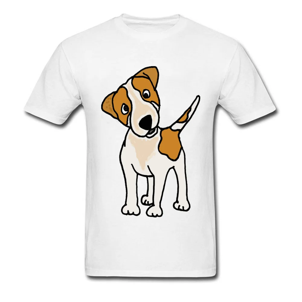 Cool Funny Puppy Jack Russell Terrier Dog_white