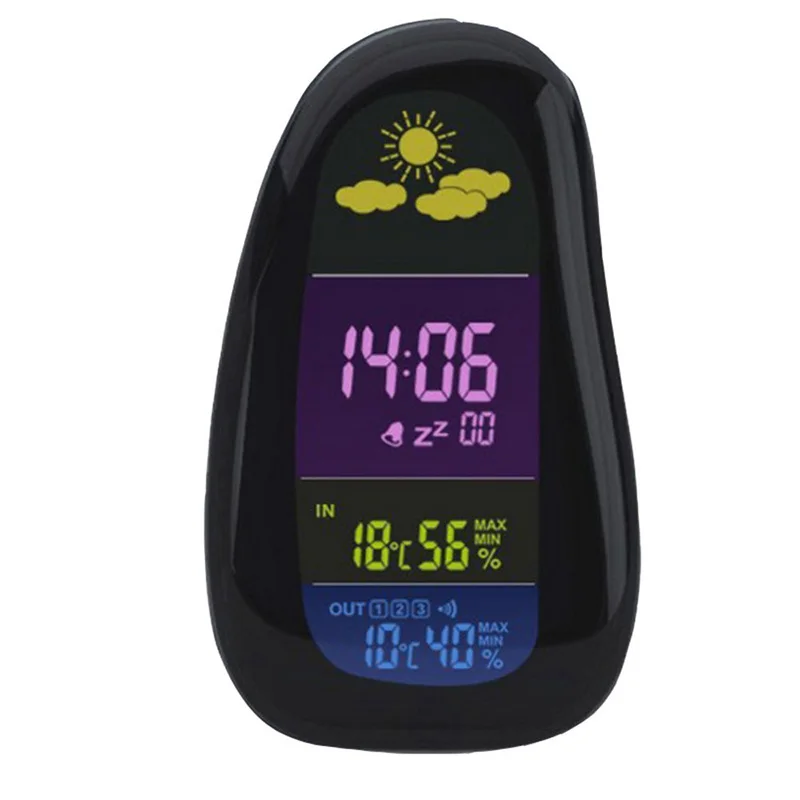 

EAAGD Weather Station Digital Temperature Monitor Indoor Outdoor Wireless Station Monitoring Temperature,Humidity Meter